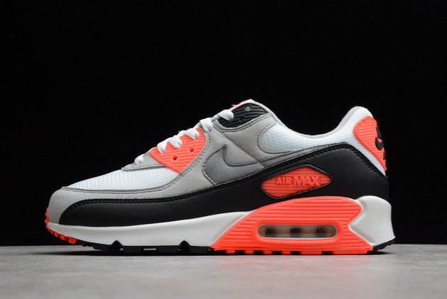 Nike Air Max 90 OG Infrared White/Black-Cool Grey-Radiant Red For Sale CT1685-100