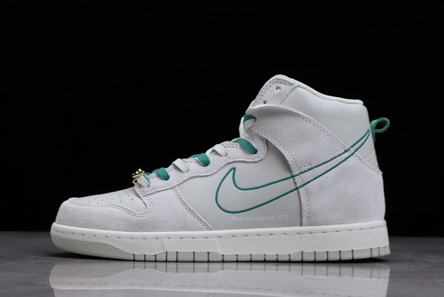 Nike Dunk High First Use Light Bone/Green Noise-Sail For Sale DH0960-001