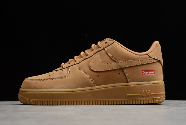 Suppeme x Nike Air Force 1 Low “Flax” For Sale DN1555-200