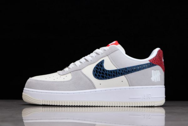 Undefeated x Nike Air Force 1 Low 5 On It Grey Fog/Imperial Blue For Sale DM8461-001