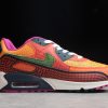 Nike Air Max 90 Day of the Dead Deep Ocean Sail-University Gold-Cactus Flower For Sale DC5154-458-1