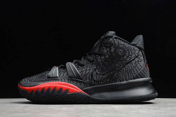 Nike Kyrie 7 Pre Heat EP Bred Black University Red-White For Sale CQ9327-001
