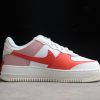 Nike Wmns Air Force 1 Shadow Cracked Leather Summit White University Red-Gym Red For Sale CI0919-108-2