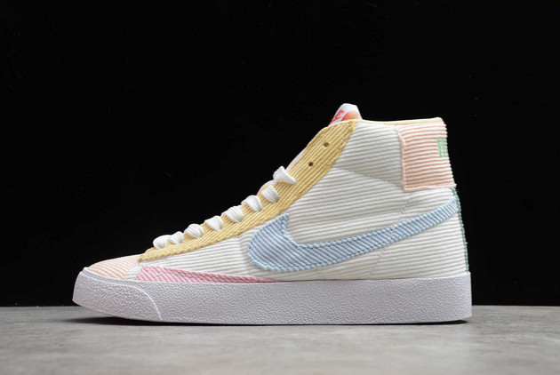 Nike Wmns Blazer Mid 77 VNTG White Pink Yellow For Sale CT0715-148