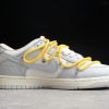 Off-White x Nike Dunk Low Lot 48 of 50 Grey Yellow For Sale DM1602-107-2