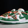 Off-White x Nike Dunk Low White Pine Green-Pine Green For Sale CT0856-100-1