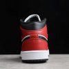 2021 Cheap Air Jordan 1 Mid Chicago Black Toe Black Gym Red-White 554724-069-2