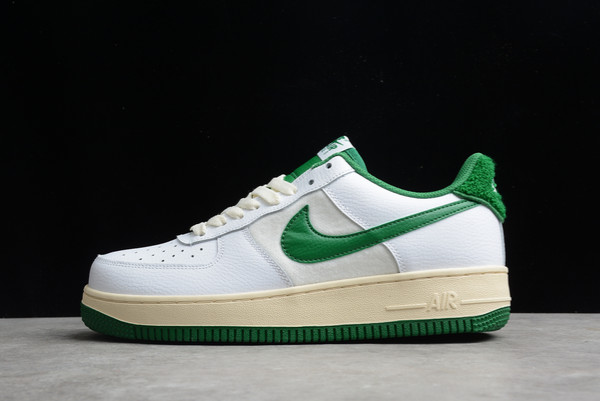 2021 Cheap Nike Air Force 1 ’07 LV8 White Green White Green-Sail DO5220-131