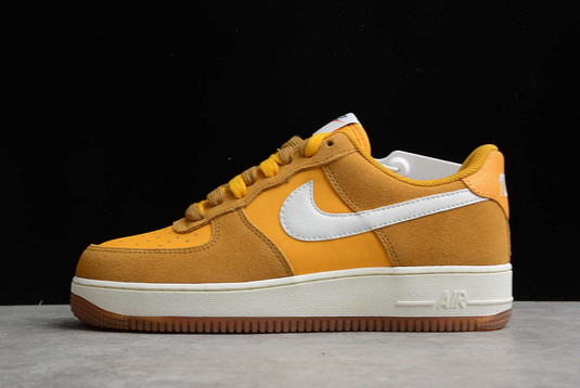 2021 Cheap Nike Air Force 1 Low First Use University Gold DA8302-700