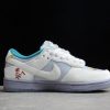 2021 Cheap Nike Dunk Low Ice White Silver-Blue DO2326-001-2