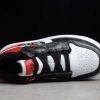 Kids Air Jordan 1 Mid White Red Black For Sale CN8607-006-4