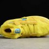 Kids Air Jordan 1 Mid Yellow Fluff Blue For Sale CU5378-700-4