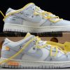 2021 Cheap Off-White x Nike Dunk Low Lot 29 of 50 DM1602-103-4