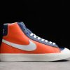 NBA x Nike Blazer Mid ’77 EMB Knicks White Orange-Blue Void-Sail For Sale DD8025-100-1