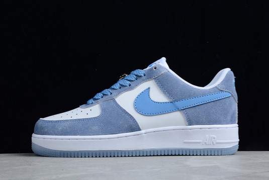 Nike Air Force 1 07 Low First Use White Blue For Sale DA8302-202