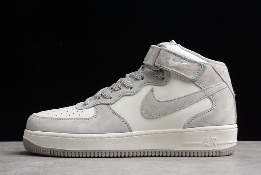 Nike Air Force 1 07 Mid Beige Grey For Sale CQ3866-015