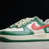 Cheap Nike Air Force 1 ’07 ESS May You BE Happy And Prosperous Beige Green Red CW2288-666-1