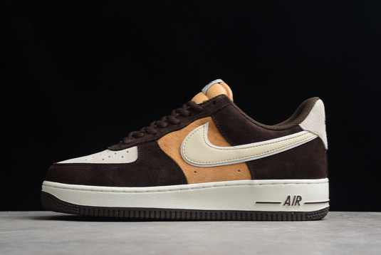 Cheap Nike Air Force 1 ’07 Low Brown Rice Grey-Chocolate NT9986-008