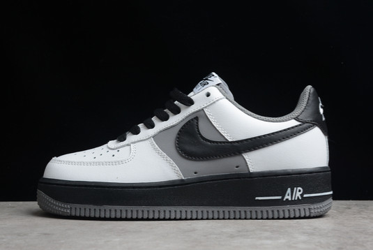 Cheap Nike Air Force 1 Low Match Oreo Black White-Cool Grey 553689-609