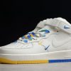 Nike Air Force 1 Mid ’07 SU19 Lakers White Blue-Yellow For Sale GT5663-306-2