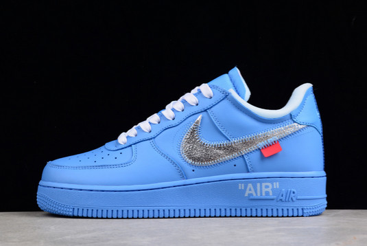 Off-White x Nike Air Force 1 Low ’07 MCA University Blue For Sale CI1173-400