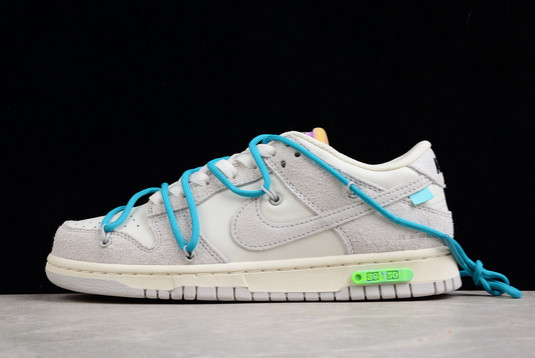 Off-White x Nike Dunk Low Lot 36 of 50 Sail Neutral Grey Energy For Sale DJ0950-107
