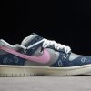 Nike Dunk Low Retro PRM Midnight Navy Grey-Pink For Sale DH7913-001-3