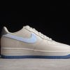 2023 Buy Nike Air Force 1 ’07 Low Wolf Grey Blue Shoes 845053-208-1