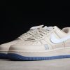 2023 Buy Nike Air Force 1 ’07 Low Wolf Grey Blue Shoes 845053-208-4