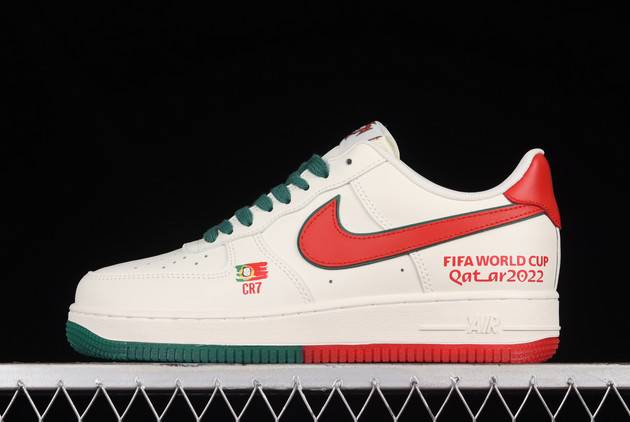 Cheap Nike Air Force 1 ’07 Low FIFA World Cup Qatar 2022 Ronaldo CR7 Shoes DR9868-900