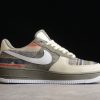 Cheap Nike Air Force 1 ’07 Low Grey Beige Blue Shoes CW1188-222-2