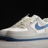 Cheap Nike Air Force 1 Low Grey Blue Suede Shoes DJ3966-133-1