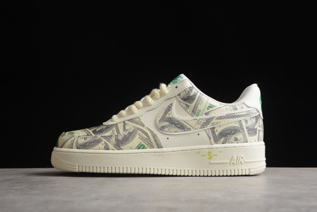 Cheap Nike Air Force 1 Low USD $ White Beige-Grey CW1188-555