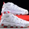 Nike Air More Uptempo Chicago Bulls White Red Grey Shoes For Sale DX8965-100-2