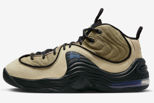 Stussy x Nike Air Penny 2 Fossil For Sale DX6934-200
