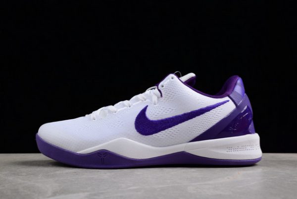 2023 Nike Kobe 8 Protro White Court Purple Hot Sell FQ3549-100